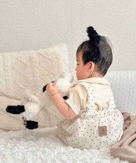 round collar w gauze tops 《milk/short sleeve》