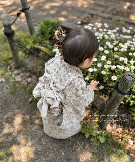 retro kids yukata (sick rose)