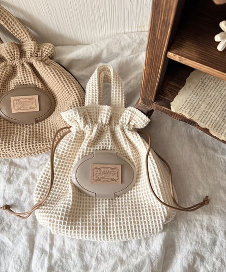 baby's napkin pouch 《milk / cafe au lait》