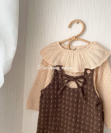 retro dot wool jumper skirt