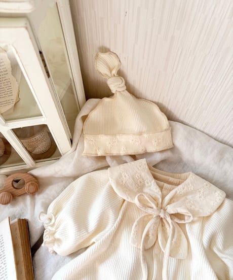 ceremony  lib knit half rompers
