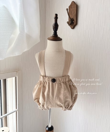 vintage like vest suit《pumpkin pants》