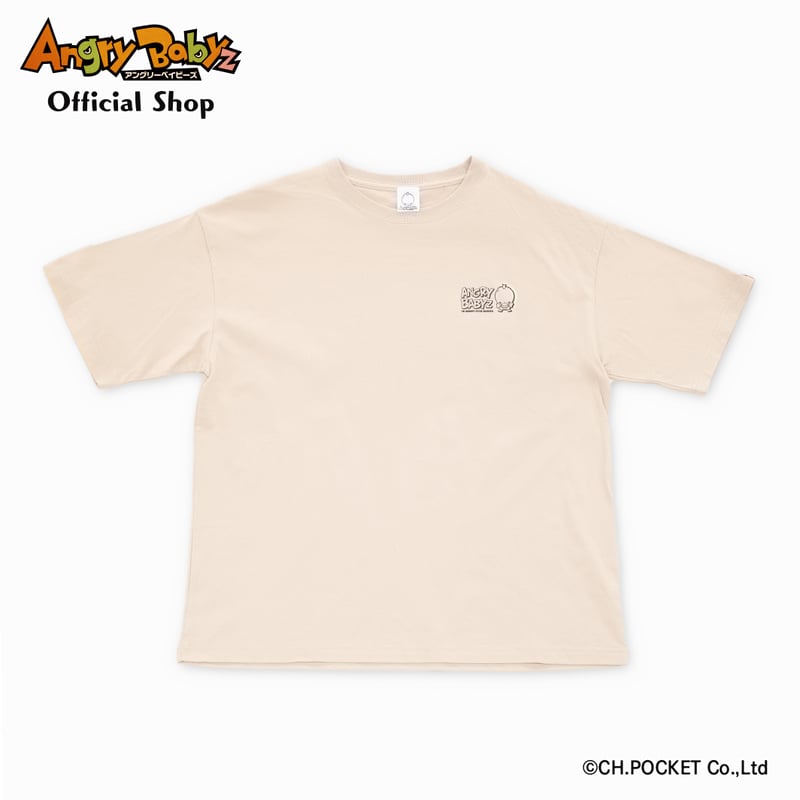 ビッグシルエットTシャツ 【NICE JUMP BY MIC ベージュ】 | Angry Ba