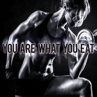 YOU ARE WHAT YOU EAT STICKER - ステッカー / トレーニング 筋トレ ワークアウト 格闘技
