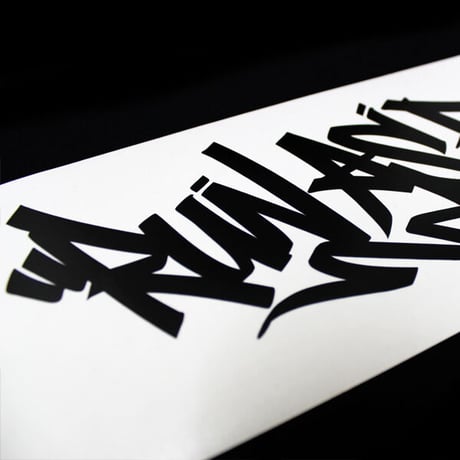 RUN AS FXXK STICKER - カッティングステッカー / EASYSICKS イージーシックス JDM タギング