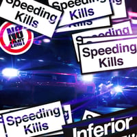 speeding Kills STICKER  - ステッカー / JDM USDM  DRIFT