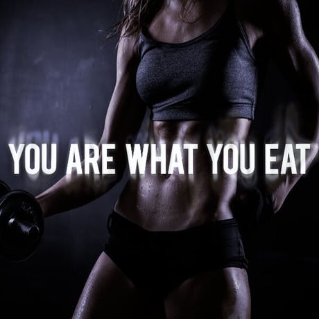 YOU ARE WHAT YOU EAT STICKER - ステッカー / トレーニング 筋トレ ワークアウト フィジカル 格闘技