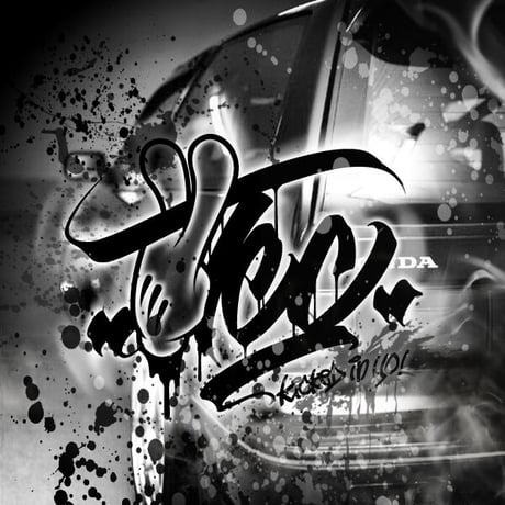 VTEC PEACE HANDSTYLE STICKER - ブイテック カッティングステッカー / EASYSICKS イージーシックス シール