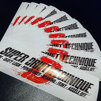 SUPER DRIFT TECHNIQUE STICKER  - スーパードリフトテクニック  ステッカー / JDM USDM カスタム