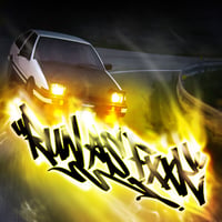 RUN AS FXXK STICKER - カッティングステッカー / EASYSICKS イージーシックス JDM タギング