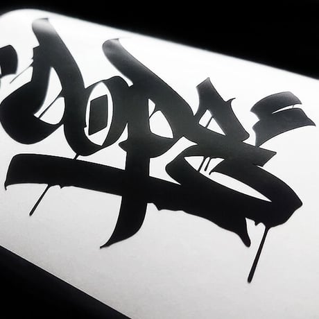 DOPE HANDSTYLE STICKER - カッティングステッカー / EASYSICKS イージーシックス カスタム JDM hellaflush STANCE