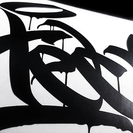 VTEC HANDSTYLE STICKER - ブイテック カッティングステッカー / EASYSICKS イージーシックス CIVIC シビック