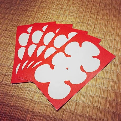 FULL HOUSE STICKER - 大入 ステッカー / 漢字 シール