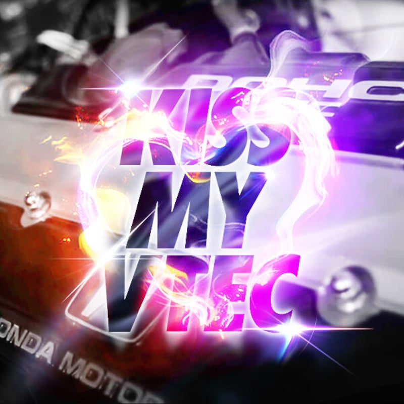 KISS MY VTEC STICKER - キスマイブイテック ステッカー / JDM