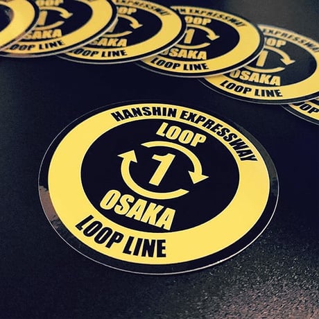 HANSHIN EXPRESSWAY STICKER - 阪神高速環状線 ステッカー / JDM カスタム 環状 シビック