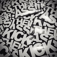 KICK THEIR ASS!! STICKER  - ステッカー / JDM USDM カスタム