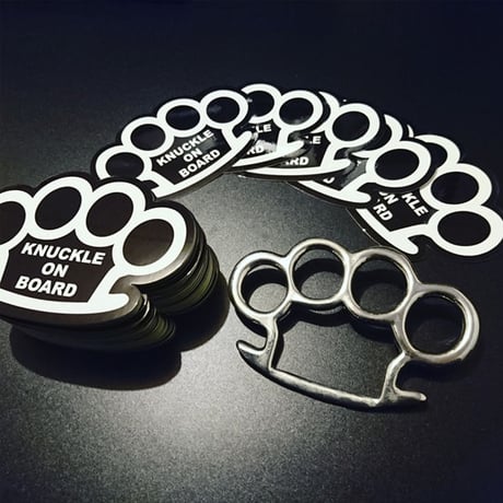 KNUCKLE ON BOARD STICKER - ナックルオンボード ステッカー / ストリート カイザーナックル JDM USDM