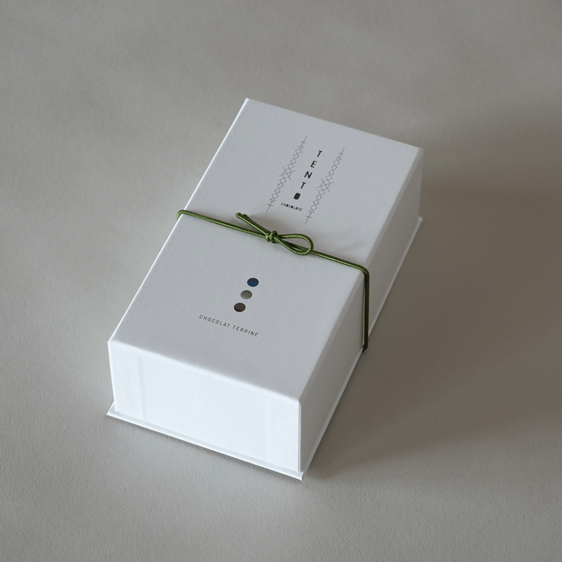 週末お値下げ【辻和美　てんてん　プレート　箱付き】新品未使用品 CHOCOLAT TERRINE 'MIYAMA' | MATCHA × WHITE | TE