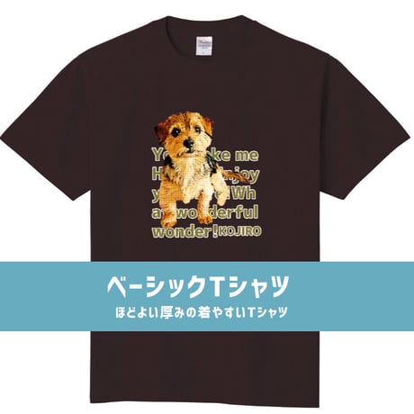 うちの子Tシャツ・ベーシック　62カラー定番の着やすさ