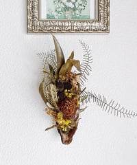 11種の植物を使ったカカオの実のアンティーク・インテリア