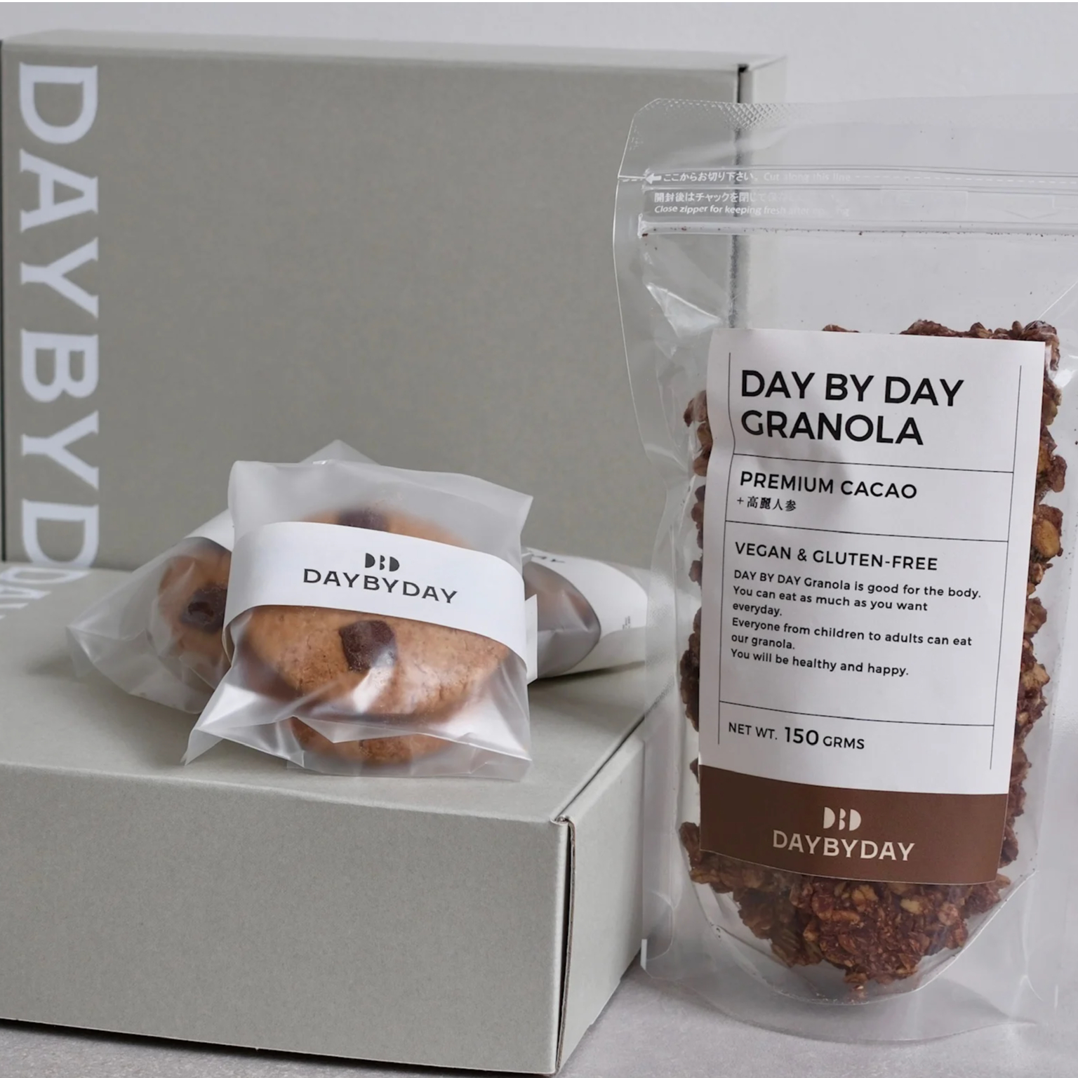 菓子 DAY BY DAY chocochips cookies VEGAN GIFT BOX［CHOCOCHIPS COOKIES 2枚入り×3packs / GRANO