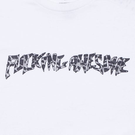 Fucking Awesome Cheetah Stamp Tee - White