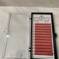シングルカラーラッシュ〈ピンク〉 長さMIX 8mm〜13mm