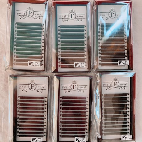 YYlash まとめ売り　Dカール0.07mm 8〜13mm