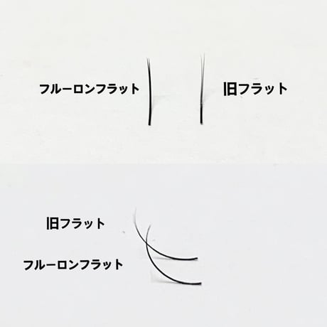 フルーロンフラットラッシュＪカール0.25mm 7mm～15mm