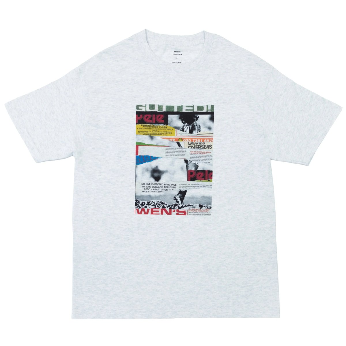 SHUKYU × COGNOMEN - Football Collage Tee (Witho