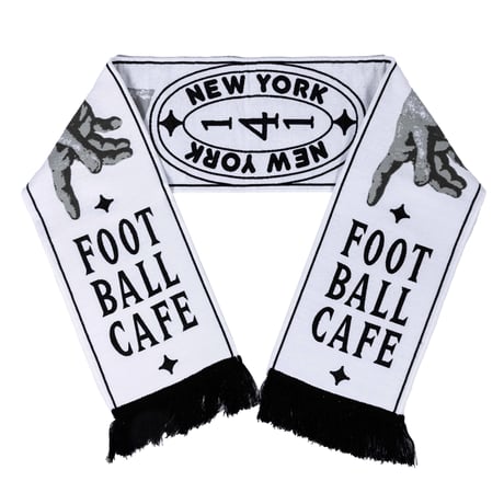 Football Cafe - D10S STADIUM SCARF (White)