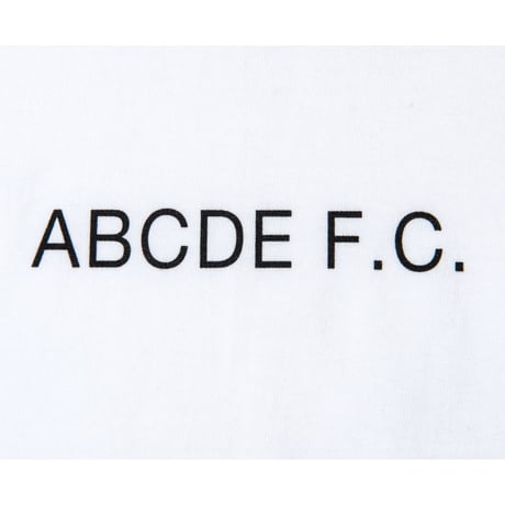 SHUKYU × Masanao Hirayama / ABCDE F.C. TEE (White)