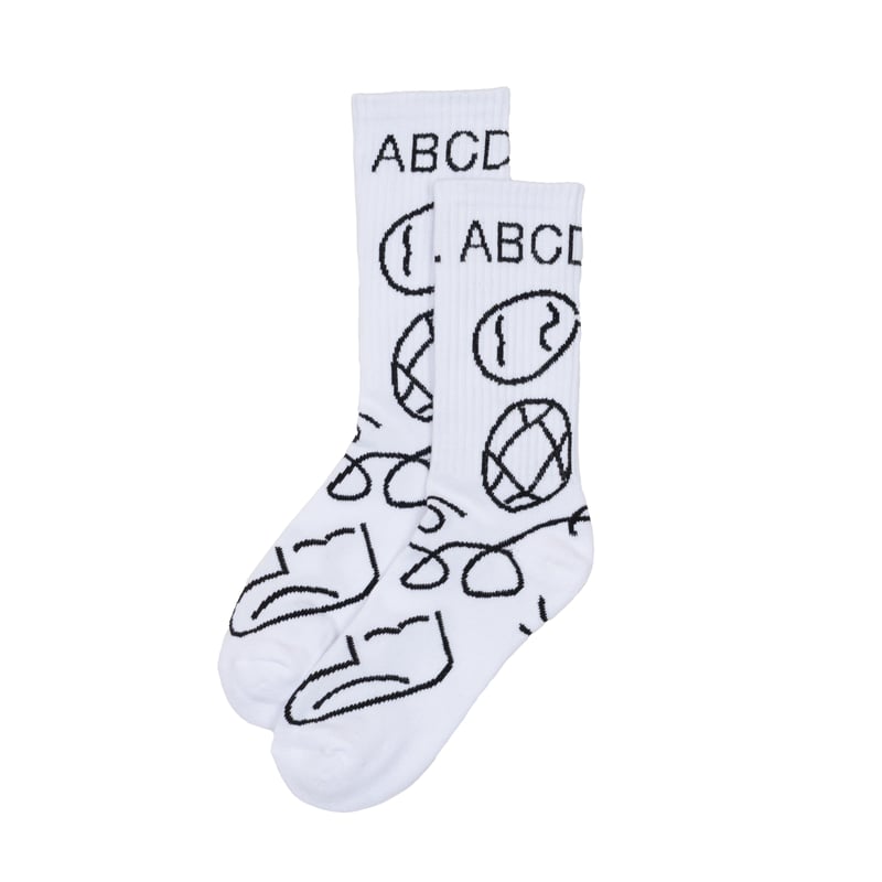 SHUKYU × Masanao Hirayama / ABCDE F.C. Socks (W