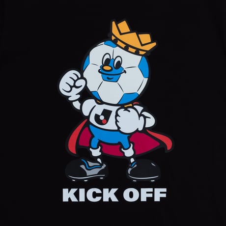SHUKYU × J.LEAGUE - J.LEAGUE King Kid's TEE (Black)