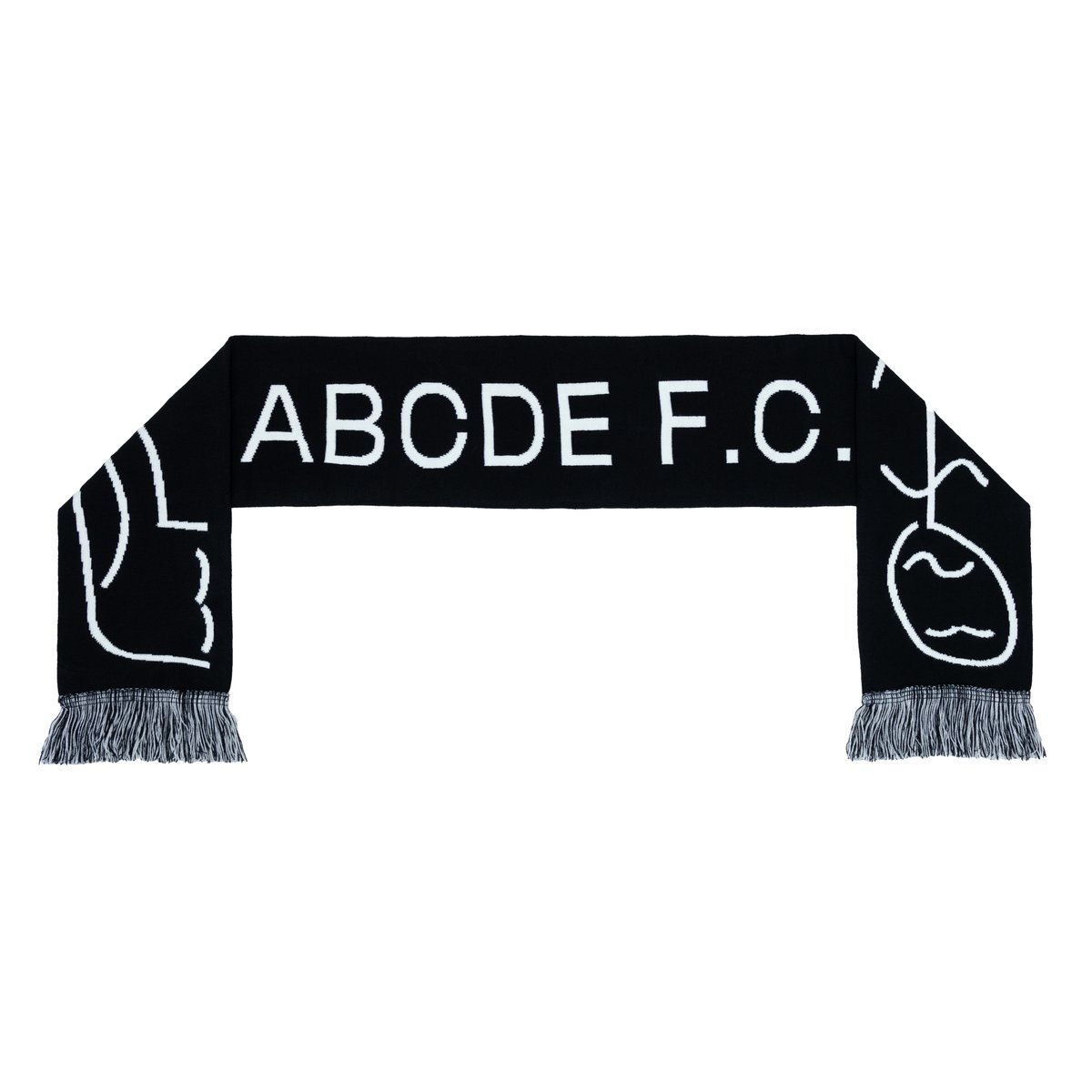 応援グッズ Hiroshi Nishiyama SHUKYU × Masanao Hirayama / ABCDE F.C. Scarf |