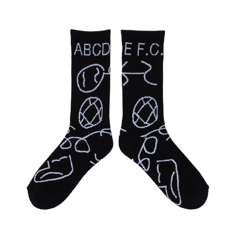 SHUKYU × Masanao Hirayama / ABCDE F.C. Socks (B