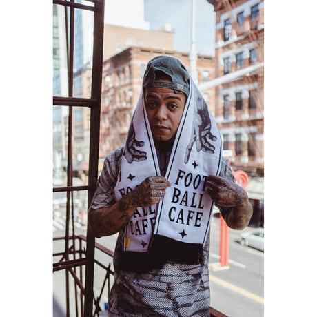 Football Cafe - D10S STADIUM SCARF (White)