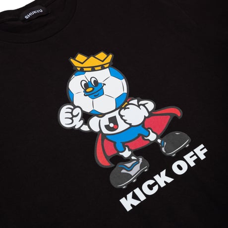 SHUKYU × J.LEAGUE - J.League King TEE (Black)