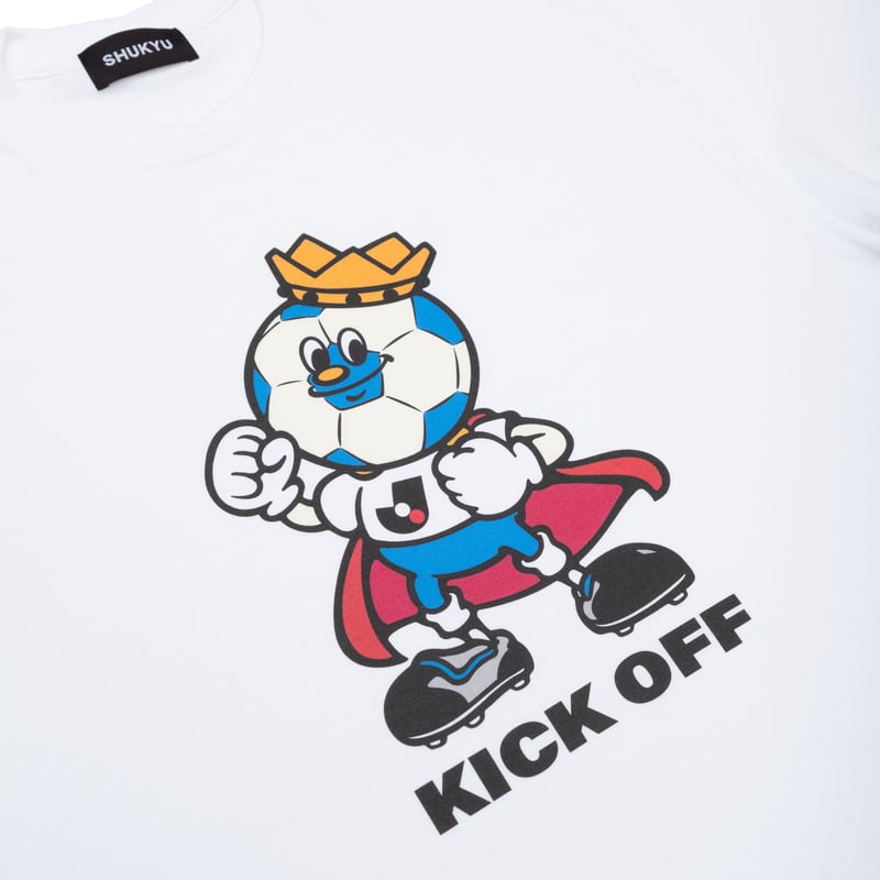 SHUKYU × J.LEAGUE - J.League King TEE (White) |