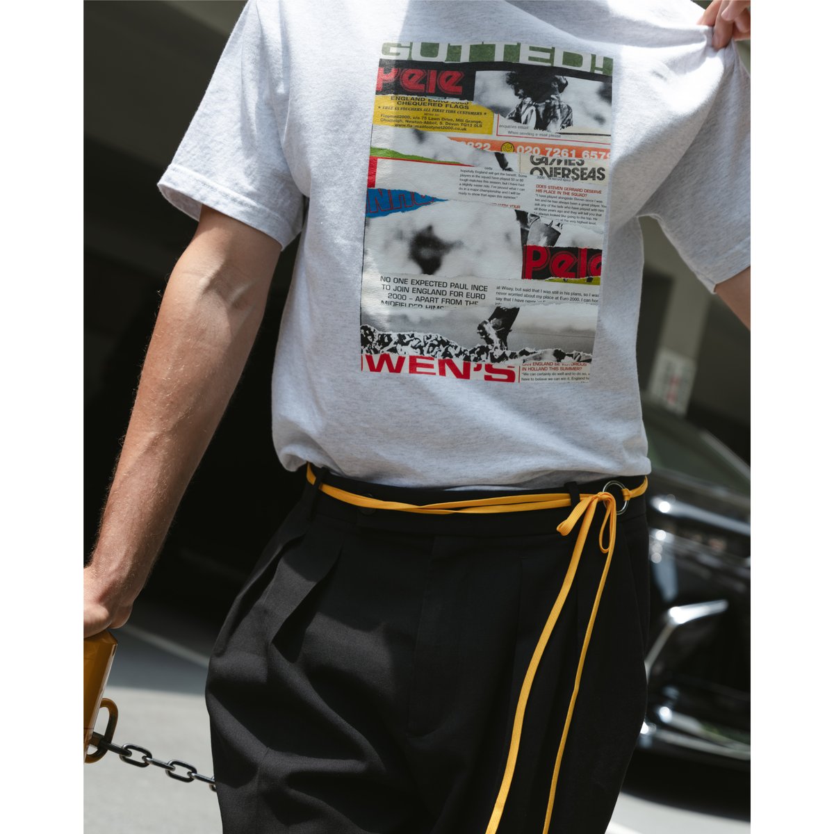 SHUKYU × COGNOMEN - Football Collage Tee (Witho