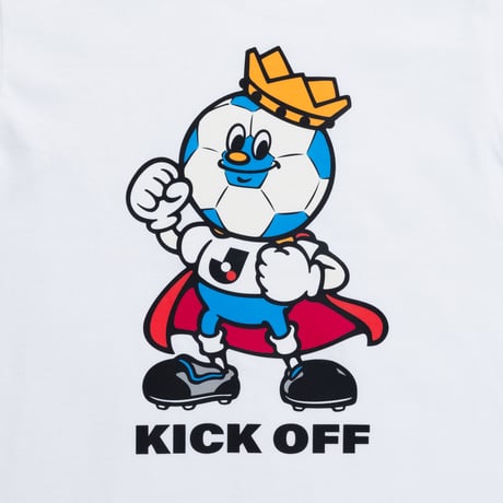 SHUKYU × J.LEAGUE - J.LEAGUE King Kid's TEE (White)