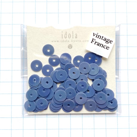 スパンコール ゼラチン製　5mm（coha64 ブルーグレー）【0.5g】