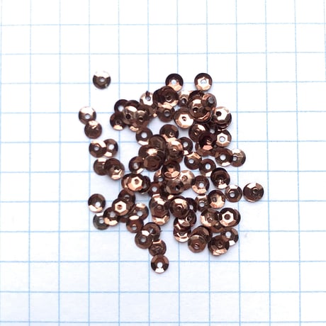 スパンコール 亀甲　3mm（coha515 ブロンズ）【0.4g】