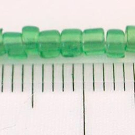 シードビーズ　（JFF109　グリーン　size外径:約2.7mm　丸中)    【4g】