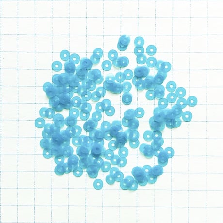 スパンコール ラウンド 3mm（FSCA344 クリアライトブルー）【0.3g】