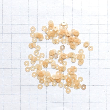 スパンコール ラウンド 3mm（FSCA329 ピーチ）【0.3g】