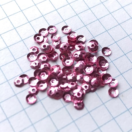 スパンコール 亀甲　3mm（coha503 メタリックライトピンク）【0.4g】