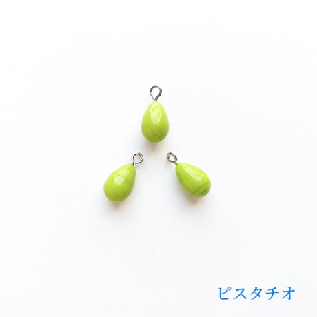 カン付きドロップビーズ（FJ089　クールカラー）