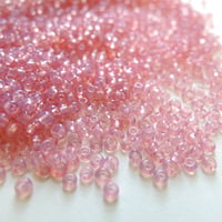 シードビーズ　（JFF027　ピンク　size外径:約1.6mm)    【4g】