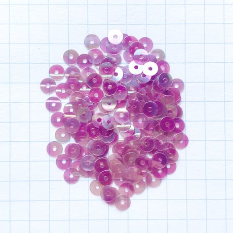 スパンコール 　4mm（coha218　クリアパープル）【0.5g】